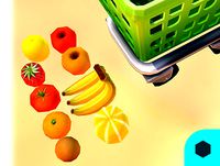 3D Props - Cart Object (Fruit)