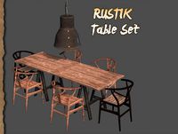 RUSTIK Table Set