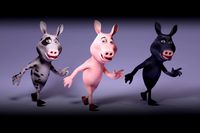 Toon Humanoid Pig PBR
