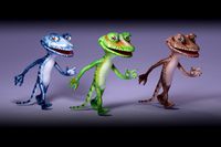 Toon Humanoid Lizard PBR