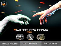 Military FPS Hands: Pack