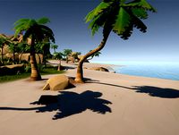 Tropical island (HDRP)