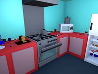 Lowpoly Kitchen Pack
