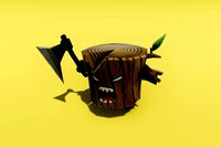 FREE - Animated Angry Log - Revenge of the Tree