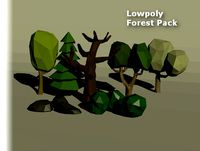 Lowpoly Forest Pack