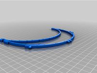 Faceshield nano stacked version (1-2-10piece) 30 min/print 12.5gr (Leitz a5 hole) by yawi