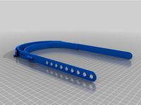 Face Shield Flexible Band - TPU - fits best on Prusa RC3 or 3DVERKSTAN by caesar_1111