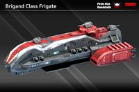 Spaceship Brigand Frigate