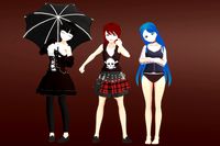 Goth - Anime Girl Characters