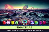 Surreal SCI-FI Plasticine Plants