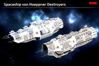 Spaceship von Hoeppner Destroyers