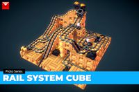 Cube World Mine Rail System - Proto Series