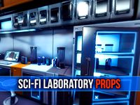 SCI-FI Laboratory Props