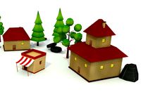 LOW POLY TOWN PACK