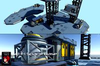 Sci-Fi Modular Space Base Location