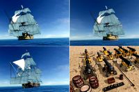 HMS Pirate Ships Sailing Boat Collection