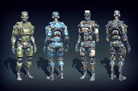 Destructible Humanoid Robot