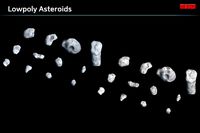 Lowpoly Asteroids