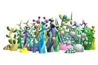 Alien Toon Plants