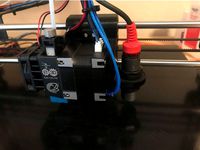 Anet E12 Linear Rod !REMIX - e3d Hemera X-Carriage mount with EZABL by JustinAngers