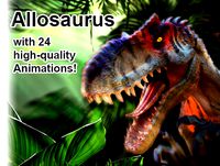 Dinosaur - Allosaurus - High Quality &amp; Animated