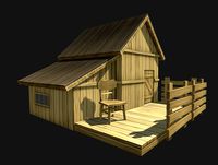 Brown cabin
