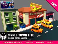 Simple Town Lite - Cartoon Assets