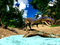 Deinonychus Jurassic Dinosaur