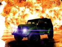 Old russian military SUV (UAZ)