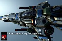 Interceptor Fighter Spaceship