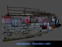 Apocalyptic - boundary walls