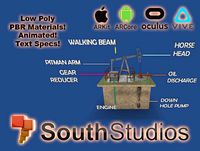 Animated Pumpjack AR VR