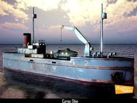 PBR Cargo ship and bathyscaphe