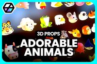 3D Props - Adorable Animals