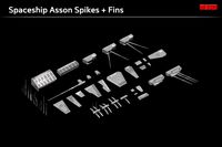 Scifi Spaceship Addon Spikes + Fins