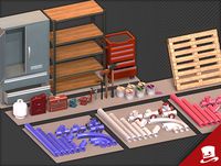 Workshop Props & Pipes PBR