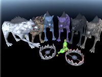 Fantasy Forest Wolves