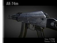 3D Model of AK-74m