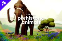 Low Poly Animated Prehistoric Animals