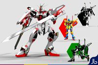 Sowrd Gun Robot (HQ)