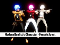Modern Realistic Character - Female Agent