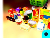 3D Props - Cart Object (Snack)