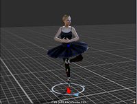 Mobile Ready Ballerina with Dance motions