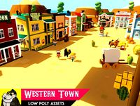 Super Simple Western Town - Low Poly