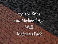 PBR Stylized Wall Materials Pack