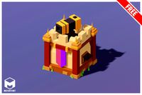 Meshtint Free Turret Tower 02 Mega Toon Series