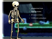 Character Spritesheet: Skeleton