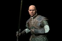 Warrior Artur Low-poly models