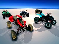 ATV Quad Bikes Pack (Compatible with "Wheel System")