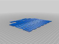 COVID-19 Mask Strap Straight Skeletonized 15x by Randiesel